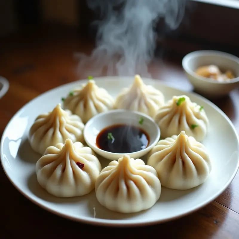 Bao de Cerdo al Vapor: Receta China con Masa de Harina de Arroz en Thermomix