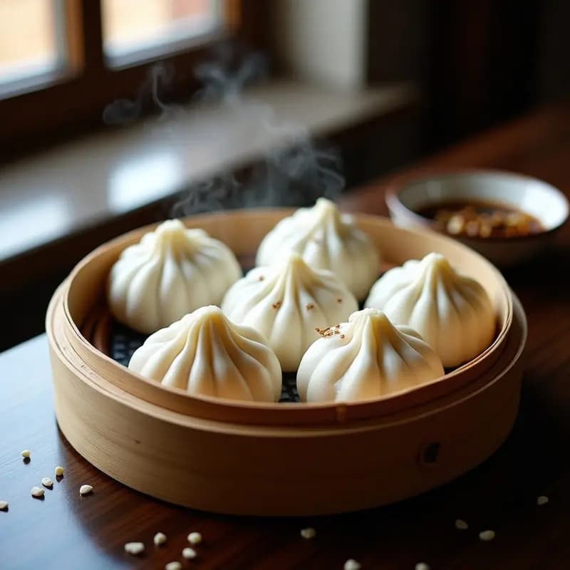 Bao de Hongos Shitake y Tofu: Receta China Vegana al Vapor con Sabor Umami
