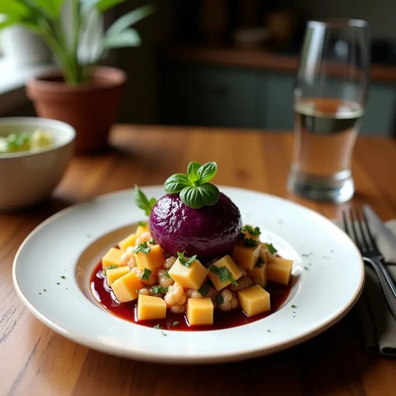 Bao Vegano de Jackfruit y Col Morada al Vapor: Receta China con Toque Dulce-Salado