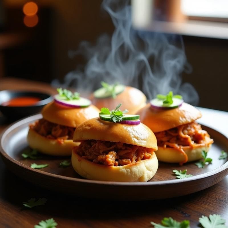 Bao Vegano al Vapor con Jackfruit BBQ: Receta China de Street Food en Airfryer