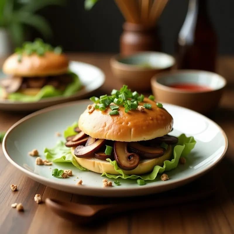 Bao Vegano de Leche de Coco y Champiñones: Receta China en Olla Lenta