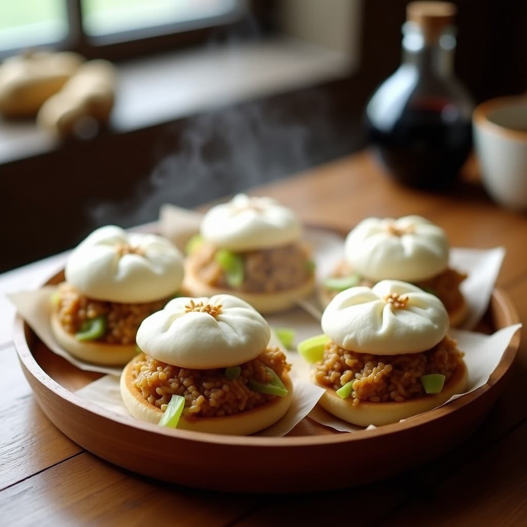 Bao Vegano de Setas y Col China al Vapor: Receta China en Thermomix con Umami Auténtico