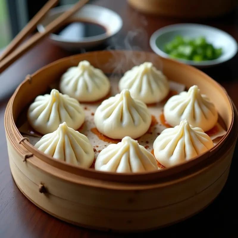 Baozi Chinos al Vapor Rellenos de Cerdo y Repollo: Receta Tradicional en Olla Express