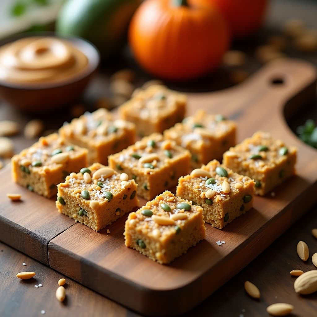Bares de Proteína de Semillas de Calabaza y Cacahuete: Snack Keto y Sin Harina