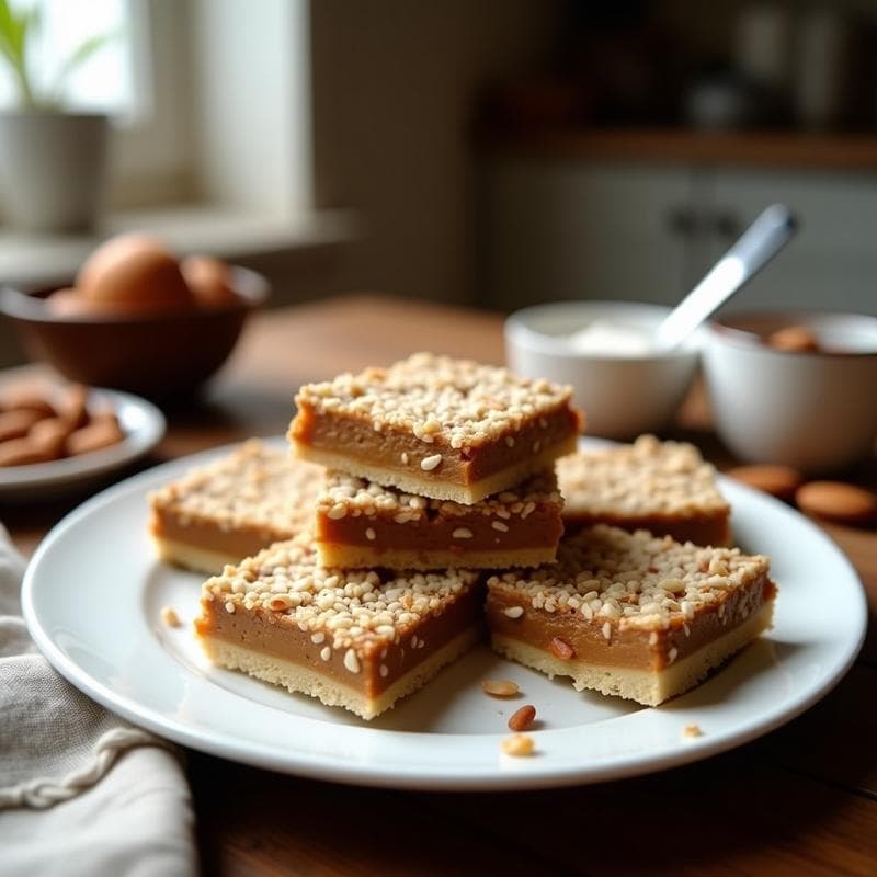 Barras Energéticas de Coco y Almendras: Snack Vegano y Sin Horno para Tupper