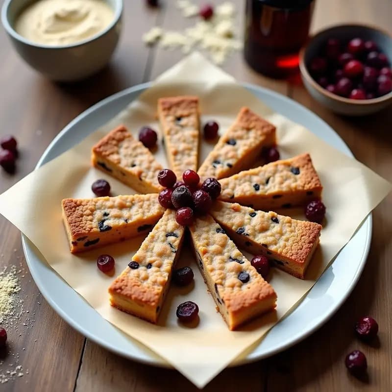 Barras de Proteína de Harina de Almendra y Arándanos: Snack Keto Sin Horno
