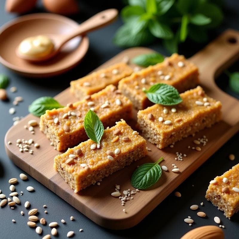 Barritas de Avena y Semillas de Cáñamo: Snack Energético Keto en 15 Minutos