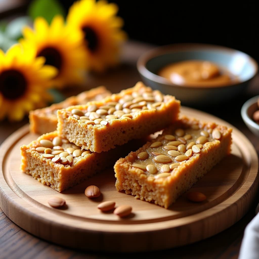 Barritas de Avena y Proteína de Guisante: Desayuno Keto en Airfryer con Semillas de Girasol