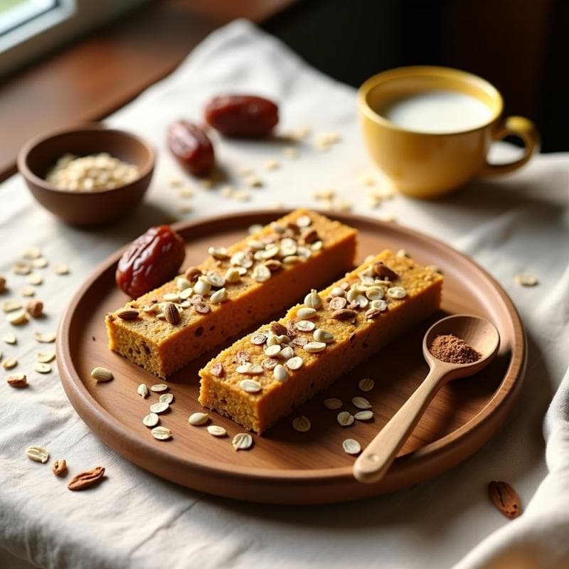 Barritas de Avena y Proteína de Guisante: Desayuno Vegano y Alto en Fibra