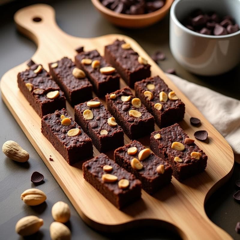 Barritas deoproteinadas de Cacahuete y Chocolate Negro: Snack Keto en 15 Minutos