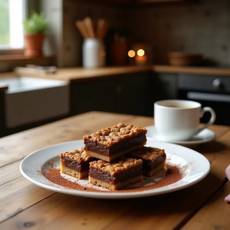 Barritas de Energy de Café y Dátiles con Cobertura de Cacao: Snack Pre-Entrenamiento Sin Horno