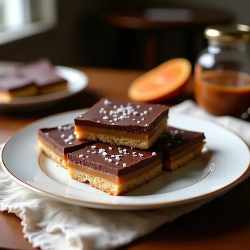 Barritas de Chocolate, Caramelo y Pretzels con Sal Marina: Postre Salado-Dulce que Engancha