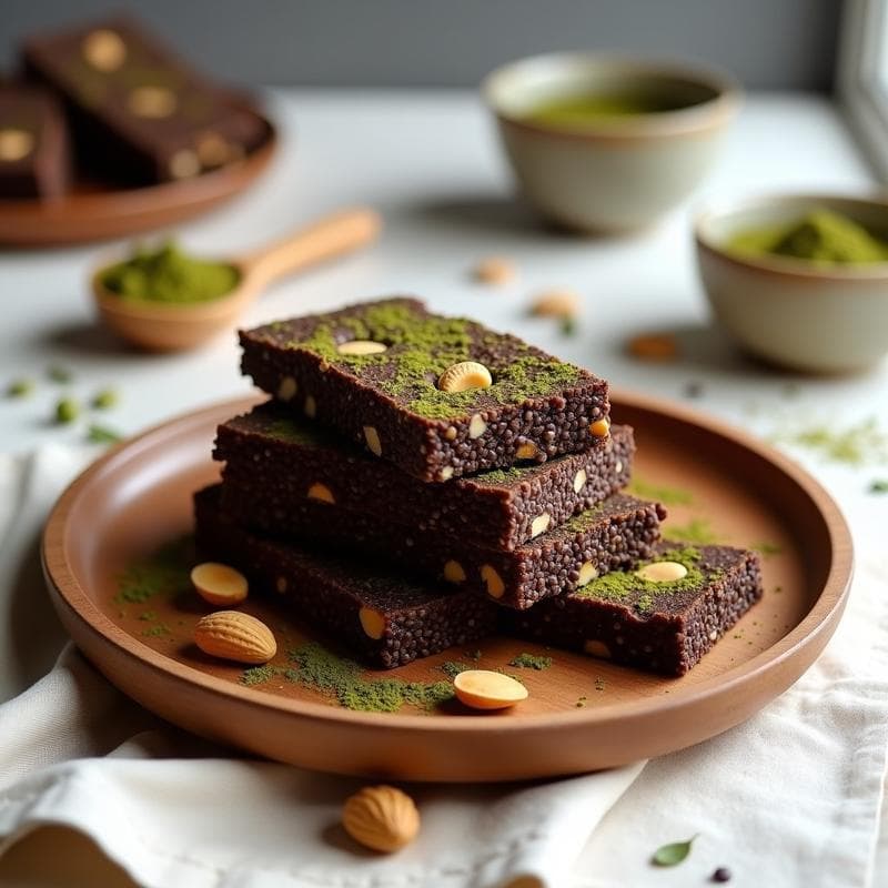 Barritas Energéticas de Dátiles, Cacahuete y Moringa: Snack Saludable Sin Horno
