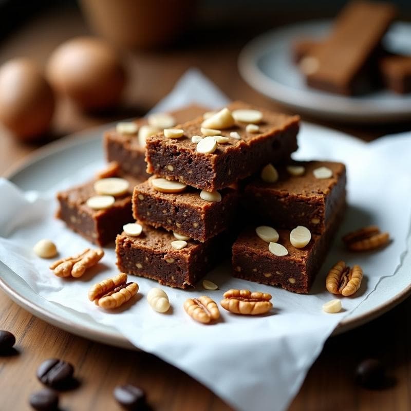 Barritas de Dátiles, Café y Nueces: Snack Energético sin azúcar añadido