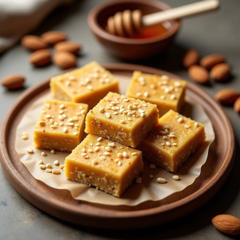 Barritas Energéticas de Almendra y Miel de Agave: Snack Sin Gluten y Sin Horno