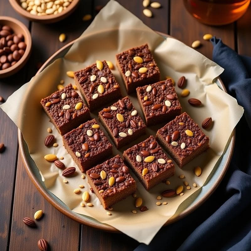 Barritas Energéticas de Cacao y Semillas: Receta Keto Sin Horno con Proteína de Cáñamo