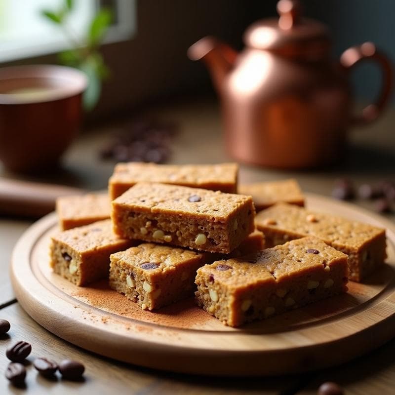 Barritas Energéticas de Café y Nueces: Desayuno Keto y Sin Azúcar para Llevar