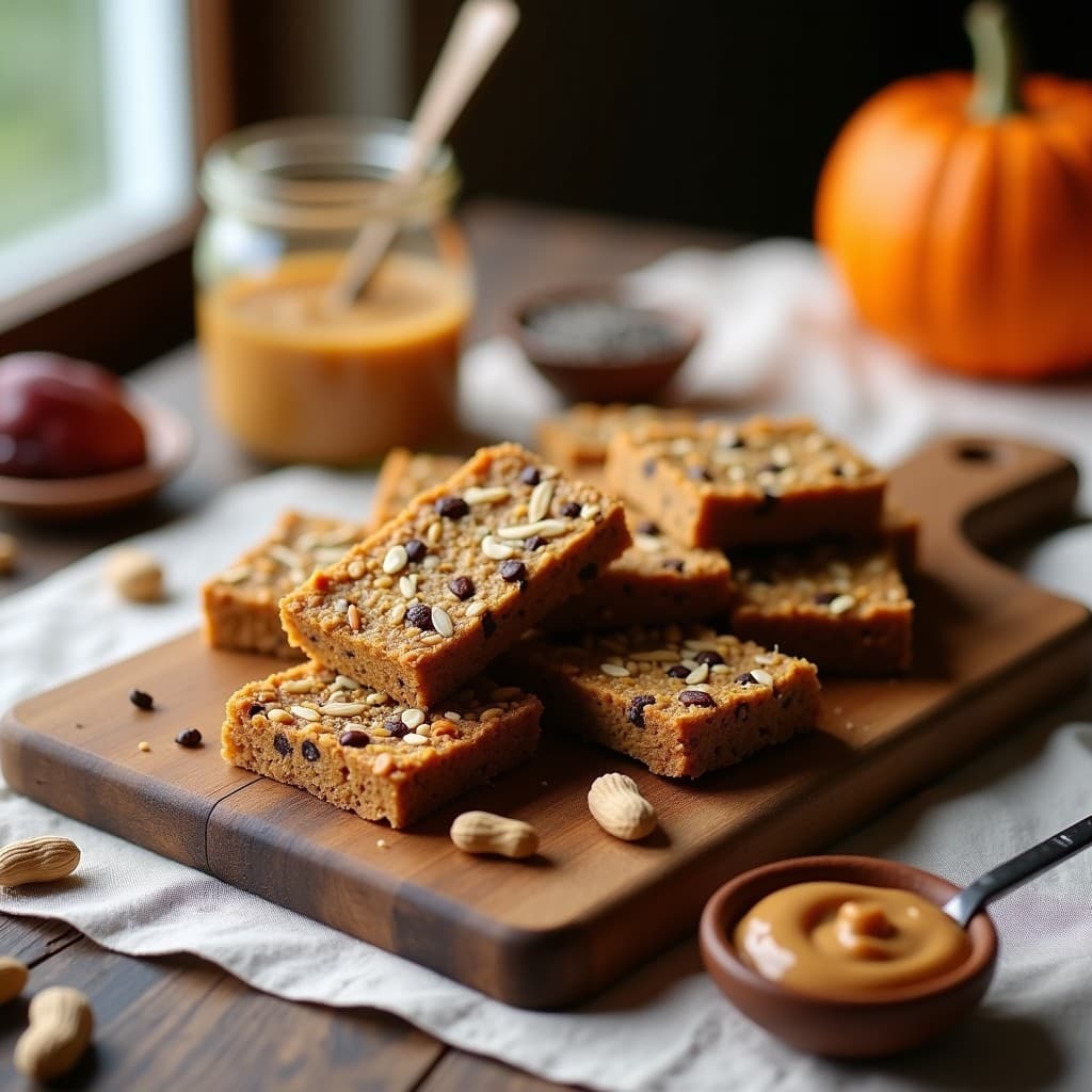 Barritas Energéticas de Dátiles, Cacahuete y Semillas de Calabaza: Snack Keto Sin Cocción
