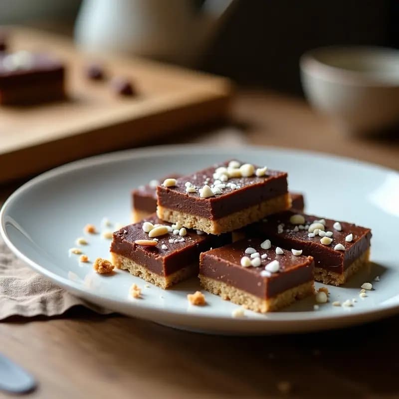 Barritas Energéticas de Dátiles, Coco y Cacao: Snack Sin Azúcar para Deporte