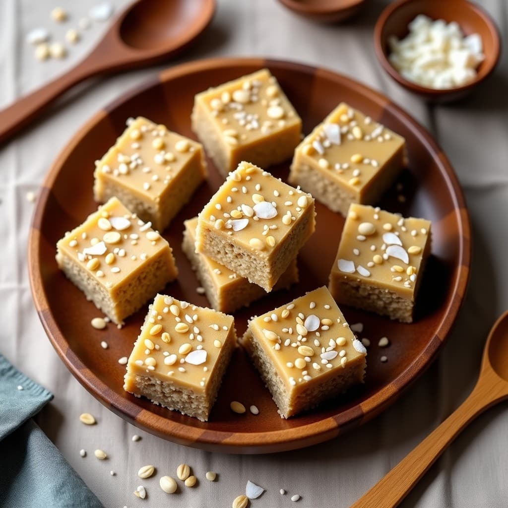 Barritas Energéticas de Harina de Banano y Semillas de Cáñamo: Snack Sin Horno y Sin Azúcar