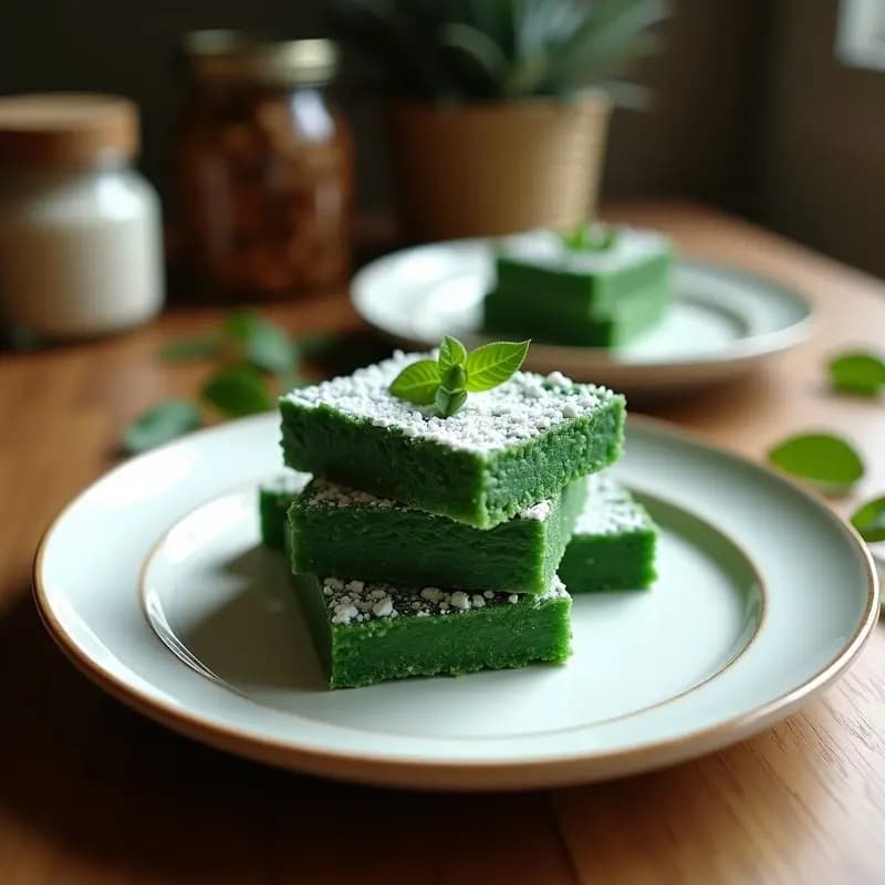 Barritas de Harina de Coco y Algas Spirulina: Snack Energético Sin Horno