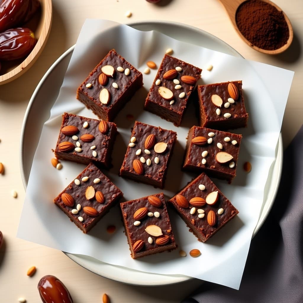 Barritas de Proteína de Café y Dátiles: Snack Vegano Sin Horno para Tupper