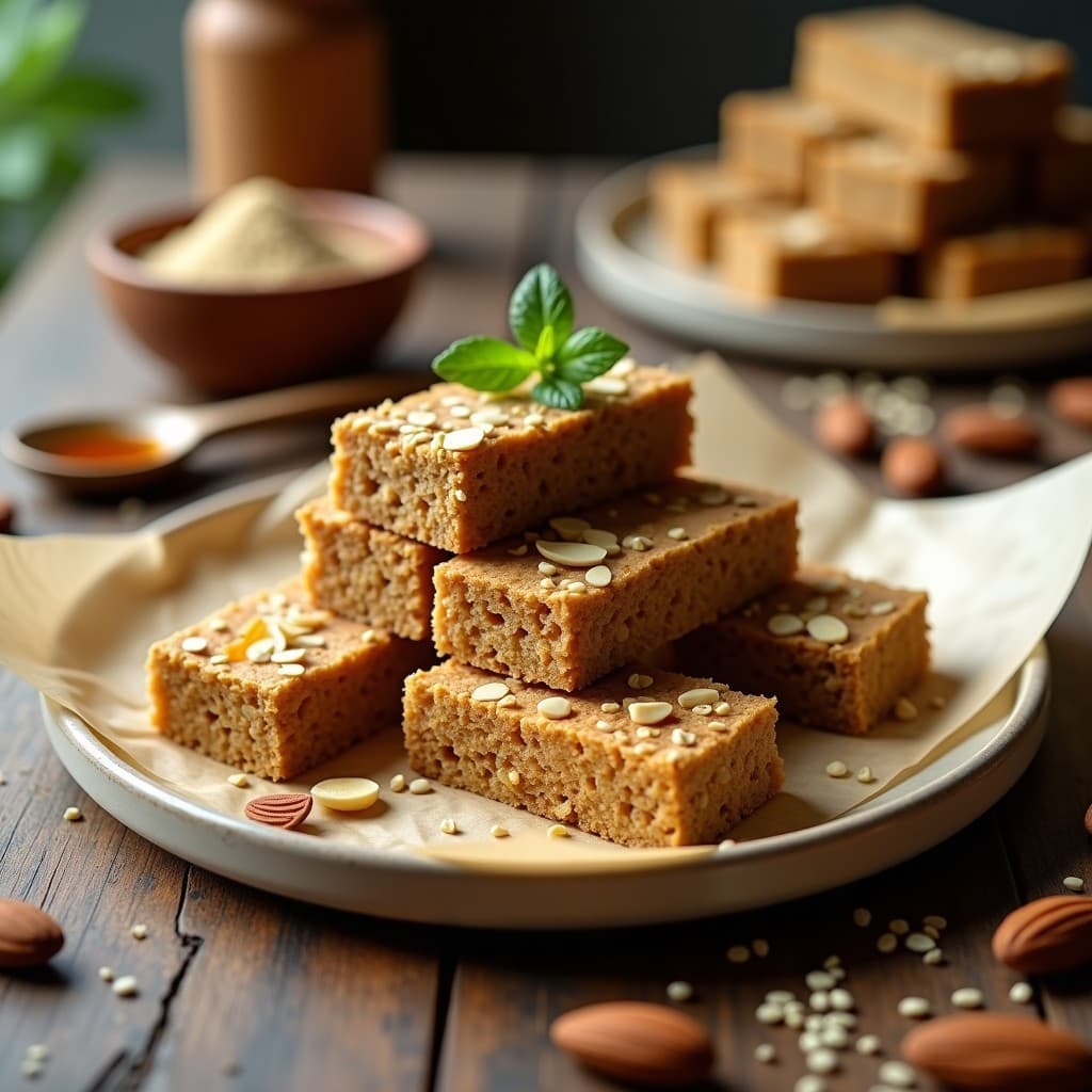 Barritas de Proteína de Cáñamo Sativo y Almendras: Snack Vegano y Alto en Omega-3