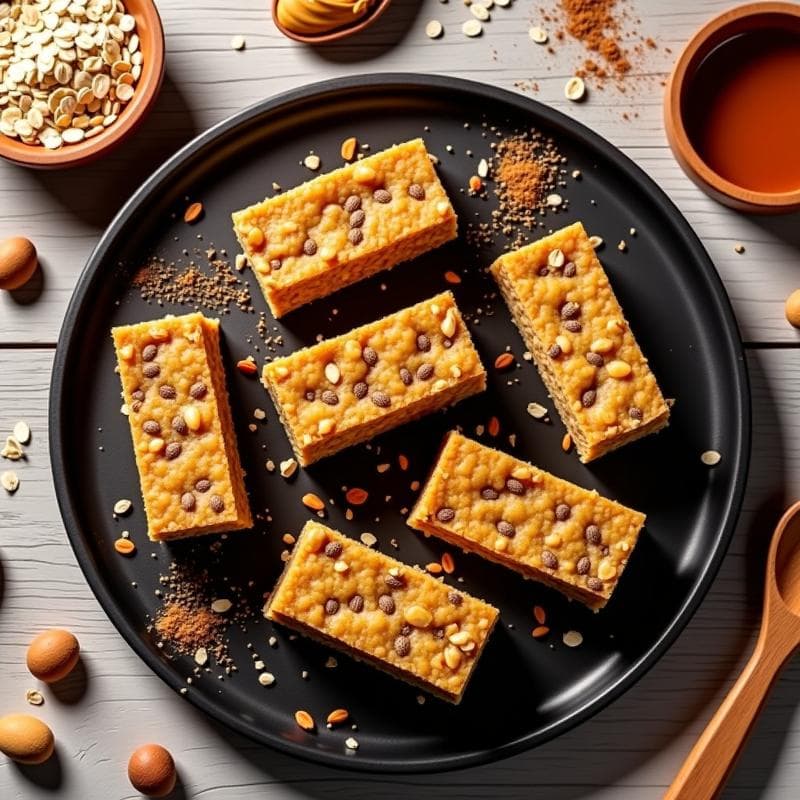 Barritas de Proteína de Grillo y Cacahuete con Miel de Dátil: Snack Mexicano Alta en Omega-3