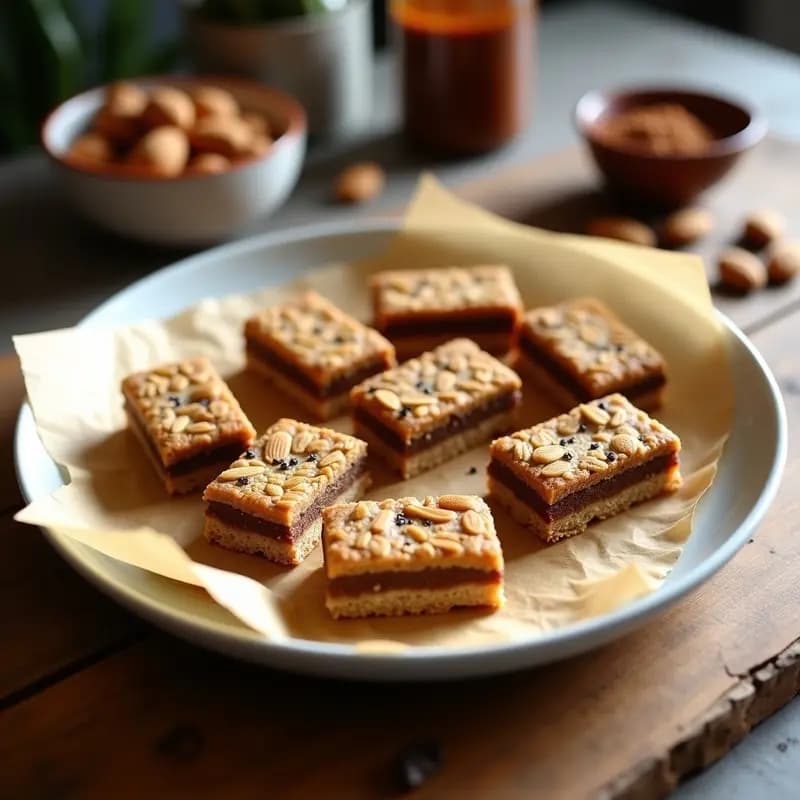 Barritas de Proteína de Harina de Grillo y Algarroba: Snack Deportivo Sin Azúcar