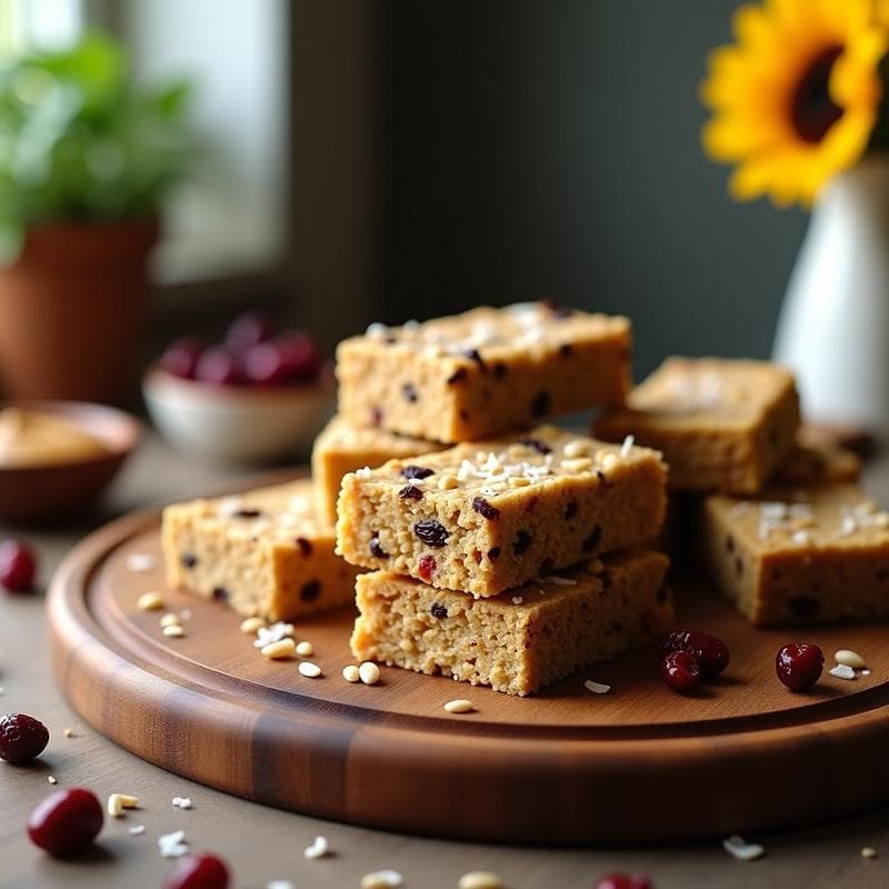Barritas de Semillas de Girasol y Arándanos: Snack Keto y Sin Horno