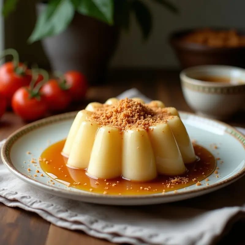 Basbousa Egipcia de Coco y Semolina: Postre Húmedo con Sirope de Azúcar