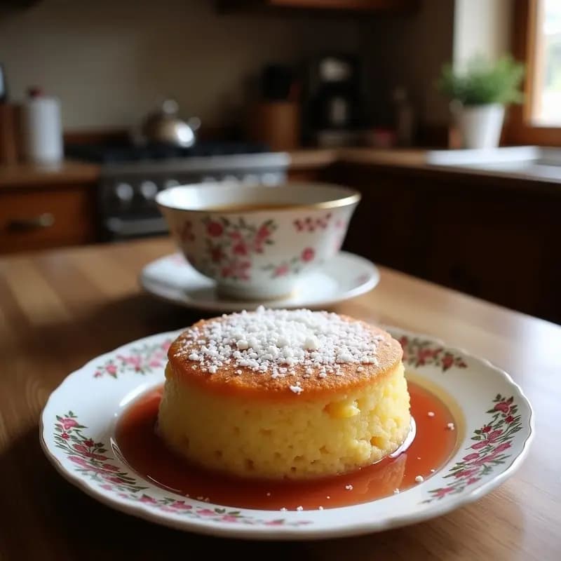 Basbousa de Coco y Semolina: Pastel Árabe Esponjoso con Almíbar de Rosa