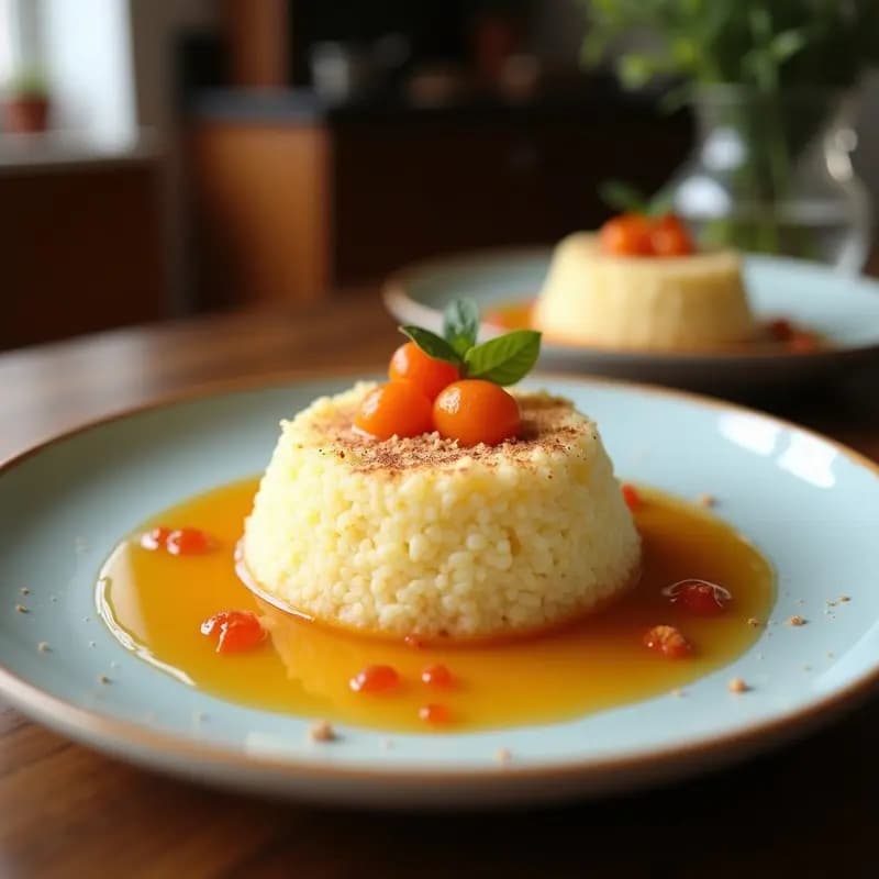 Basbousa de Semola y Coco con Sirope de Azahar: Postre Árabe Sin Gluten y Esponjoso