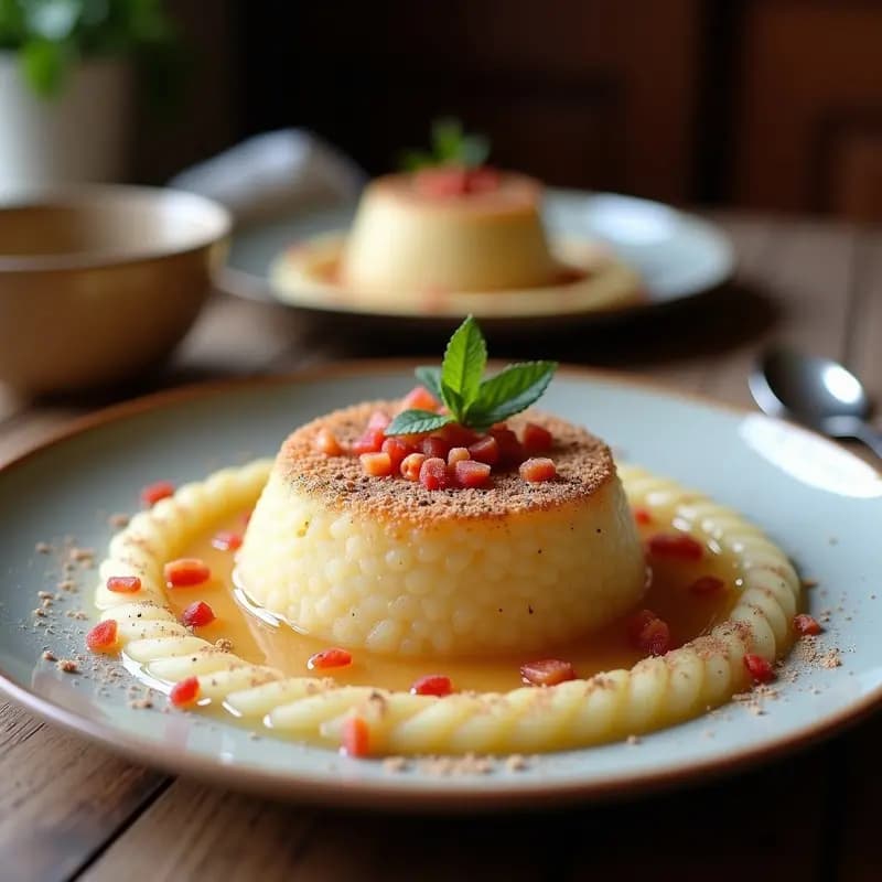 Basbousa de Semolina y Coco: Pastel Egipcio Sin Harina con Sirope de Rosa