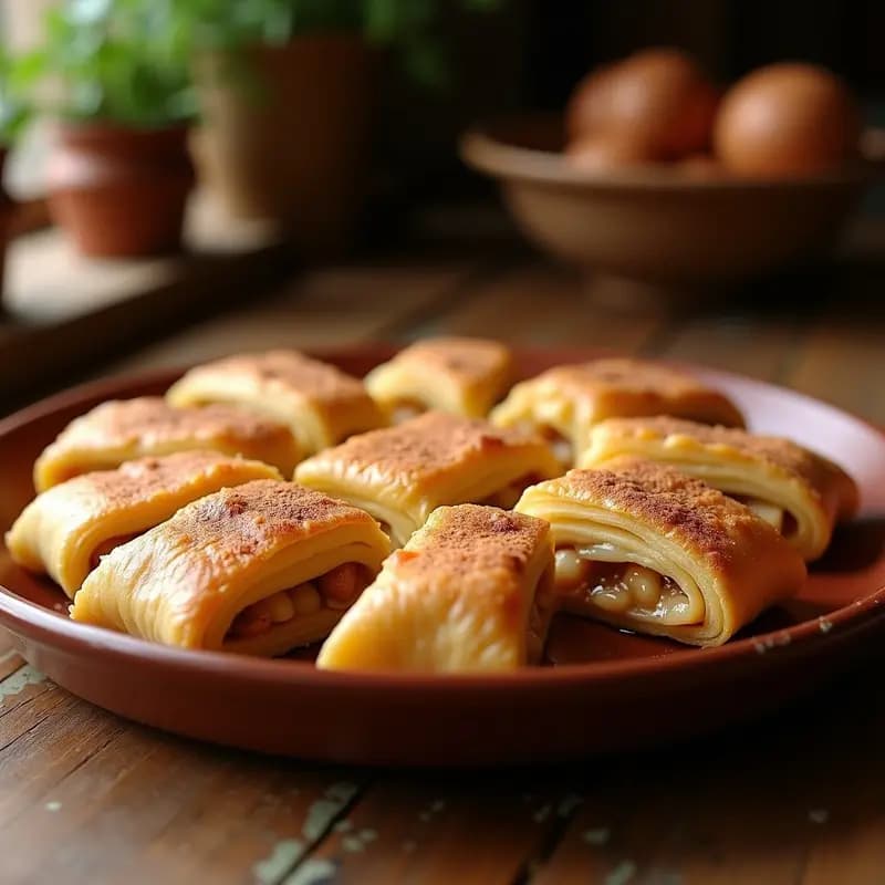Bastilla de Pollo con Almendras: Receta Marroquí Dulce-Salada en Capas Crujientes