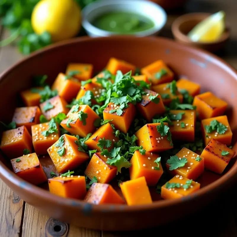 Bataata Harra con Ajo y Cilantro: Entrante Libanés al Horno