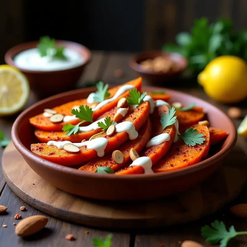 Batata al Horno con Harissa y Yogur Griego: Receta Tunecina Keto