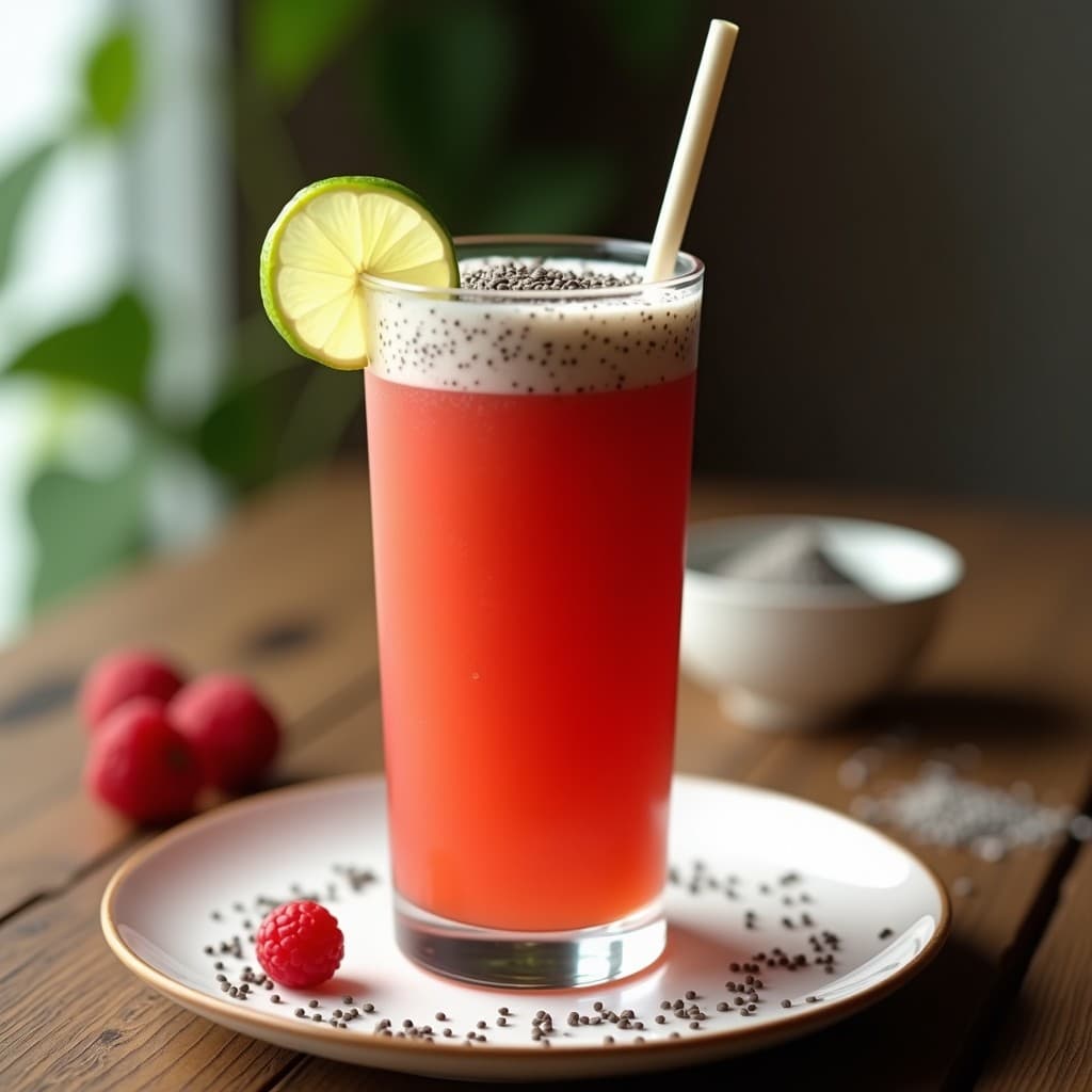 Batido de Acerola y Guaraná con Semillas de Chía: Bebida Brasilera Energética y Detox