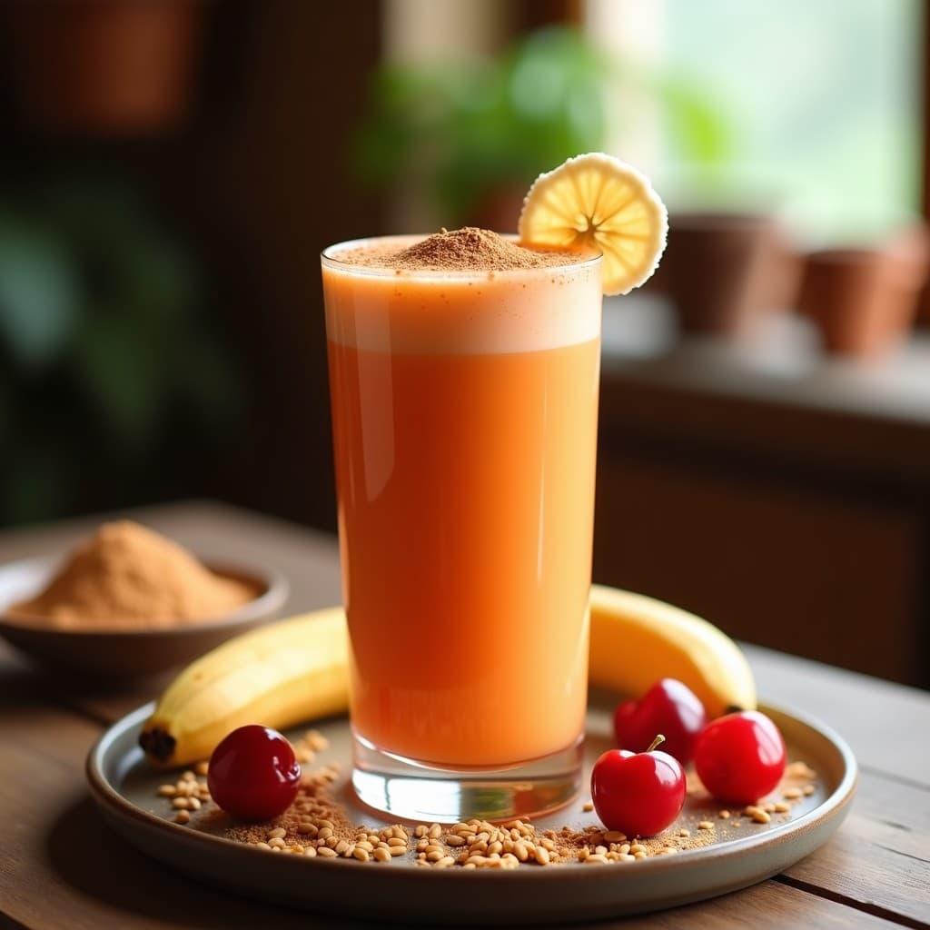 Batido de Acerola y Guaraná con Leche de Almendras: Bebida Brasileira Energizante y Antioxidante