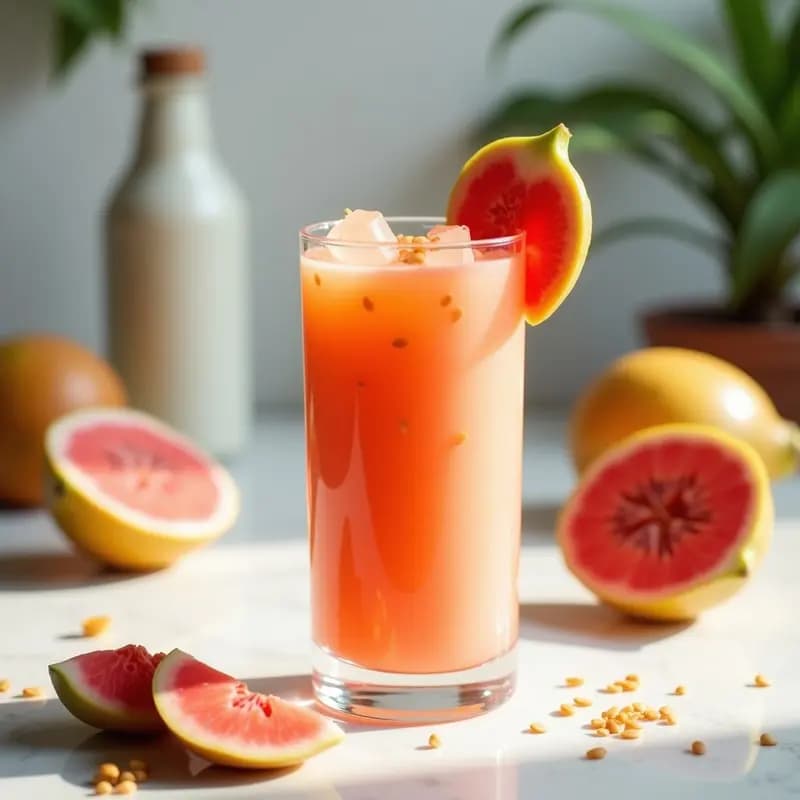 Batido de Acerola, Guayaba y Linaza: Bebida Brasileña Booster Inmunológico en 3 Minutos