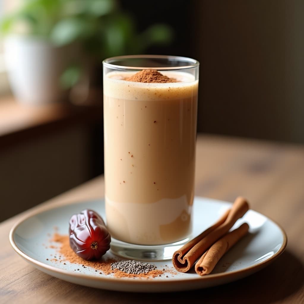 Batido de Almendras y Canela con Dátiles: Bebida Energética Keto para el Gimnasio