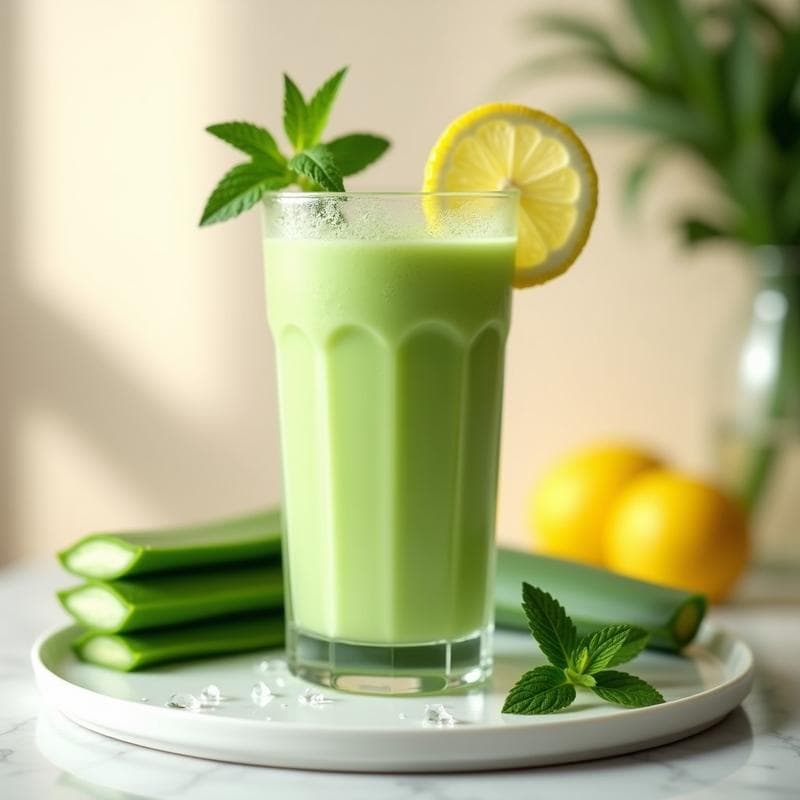 Batido de Aloe Vera y Limón: Bebida Depurativa para el Sistema Digestivo