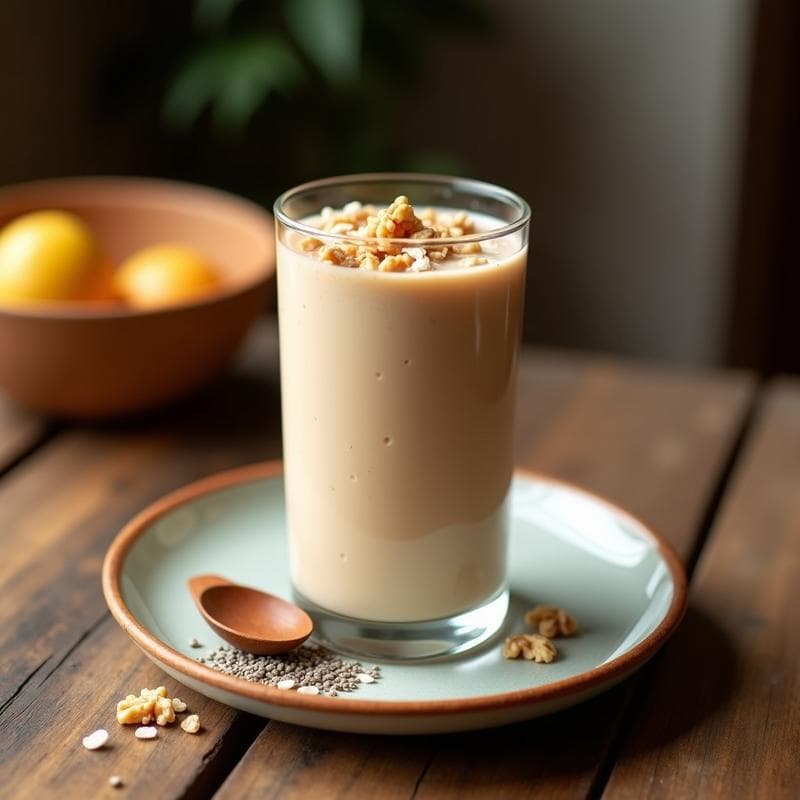 Batido de Avena y Lucuma: Desayuno Peruano Energético Sin Azúcar