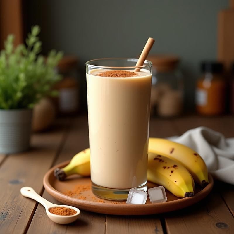 Batido de Baba de Caracol y Plátano con Canela: Bebida Colombiana Energética