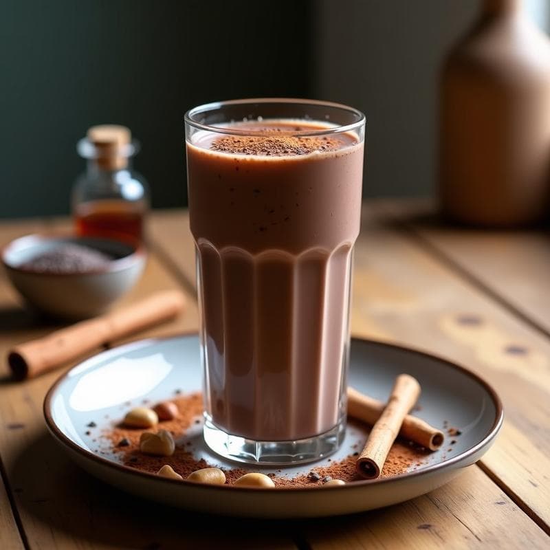 Batido de Cacao Crudo y Leche de Anacardos: Bebida Energizante Keto