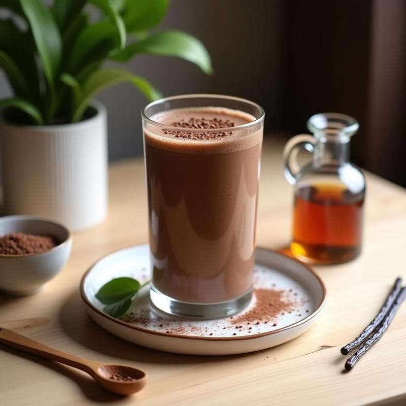 Batido de Cacao Puro y Semillas de Cáñamo: Bebida Energética Keto en 5 Minutos
