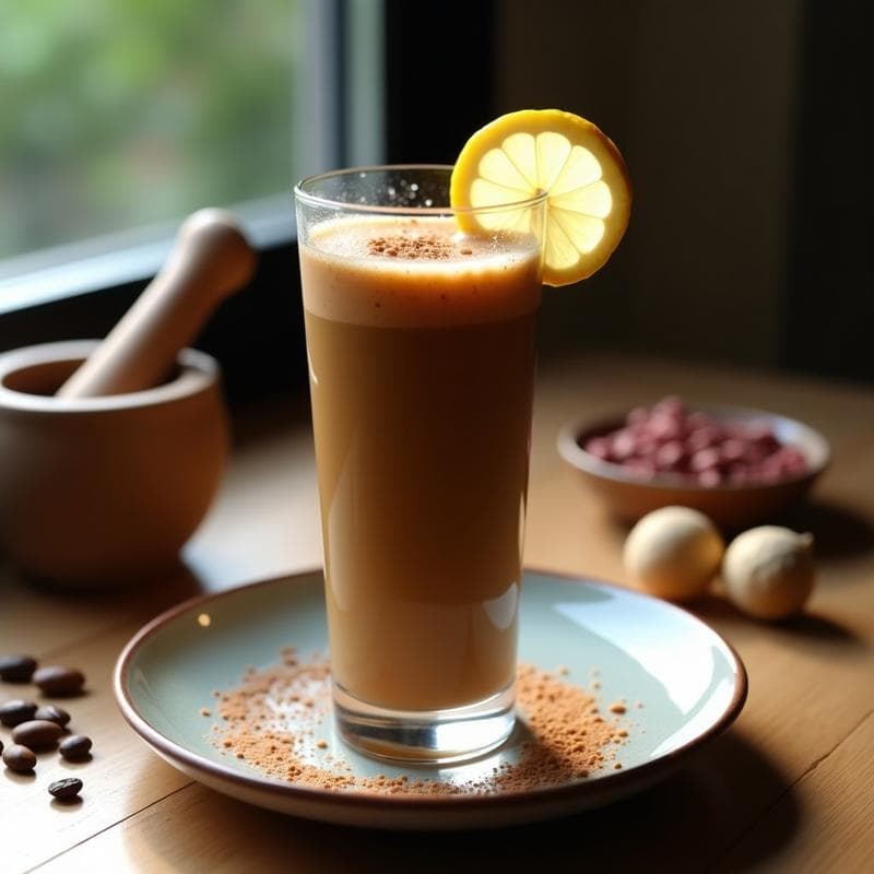 Batido de Café Frío con Protein Powder y Especias: Bebida Energética Post-Entreno
