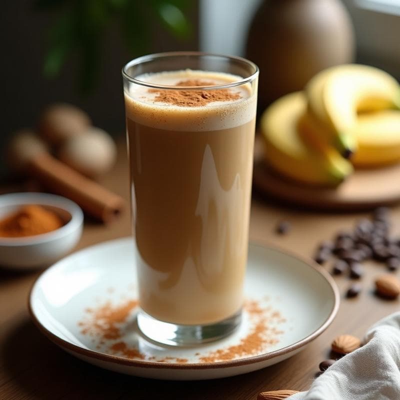 Batido de Café con Hongos Medicinales y Canela: Bebida Energética Antiinflamatoria