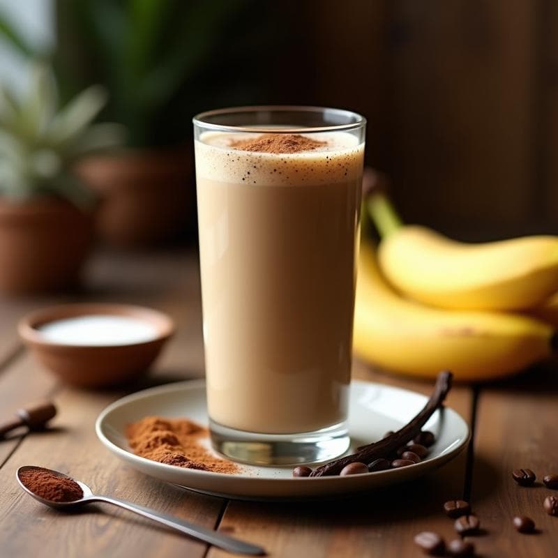 Batido de Café con Proteína y Banana: Bebida Energética Keto para el Gimnasio