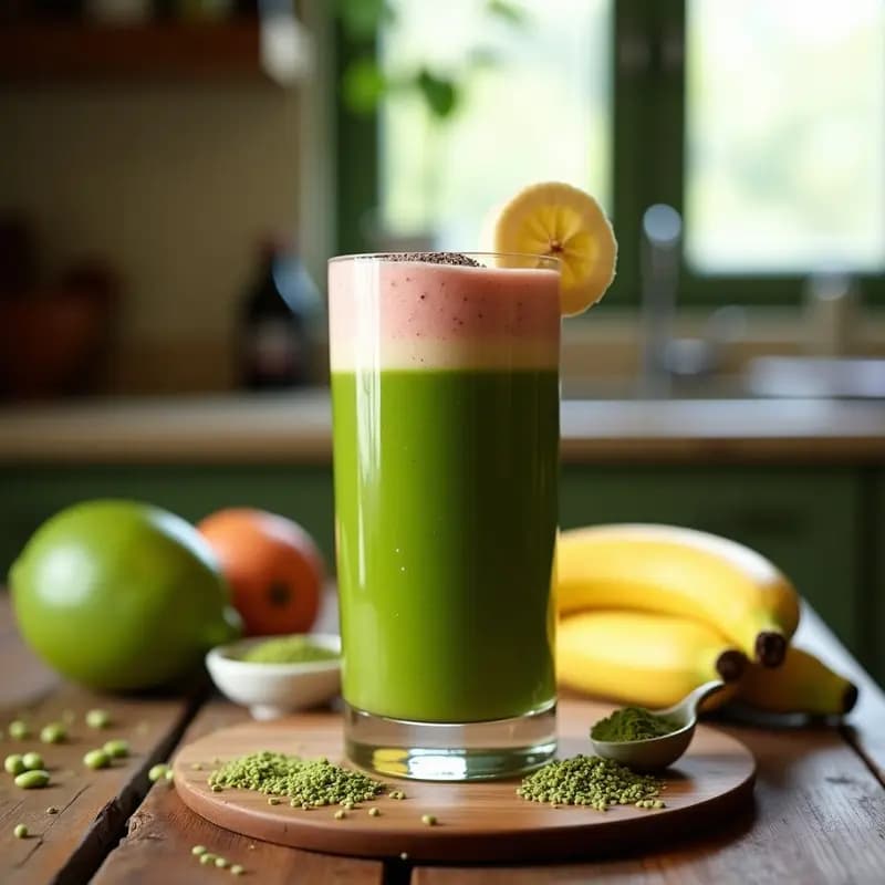 Batido de Camu Camu y Guayaba con Espirulina: Bebida Energética Peruana Antiinflamatoria